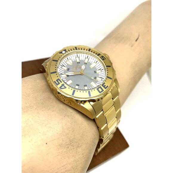 Invicta Women's Watch 17698 Angel Quartz Mother of Pearl Dial Gold Steel 38mm - Picture 6 of 15